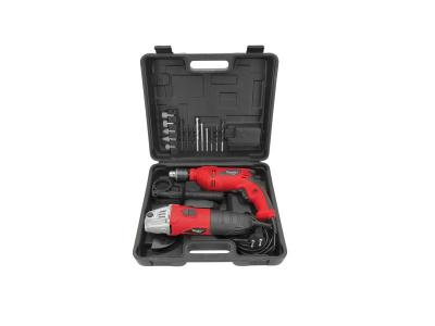 ITOOLS Perceuse &agrave; percussion 500W + meuleuse 500W + Mallette 17 accessoires