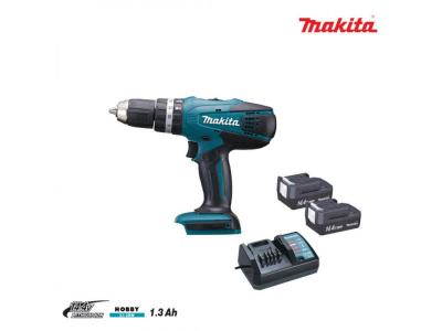 MAKITA Perceuse visseuse &agrave; percussion 14,4V Li-Ion (2x1,3 Ah)  HP347DWE
