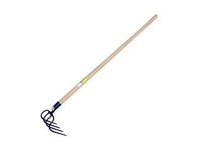 OUTILS PERRIN PERRIN - Crocs &agrave; fumier &agrave; douille 4 dents 21 cm emmanch&eacute; 135