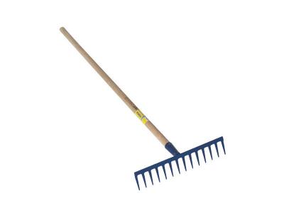 OUTILS PERRIN R&acirc;teau 14 dents droites soud&eacute;es avec manche PERRIN L.150 cm