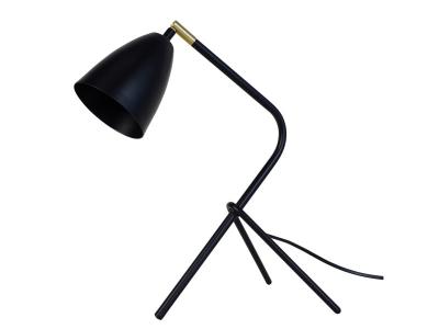 TOSEL PETIT LARSEN - Lampe de bureau tr&eacute;pied m&eacute;tal noir