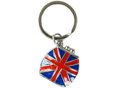 GENERIQUE Petit porte clefs Bourse Union Jack 