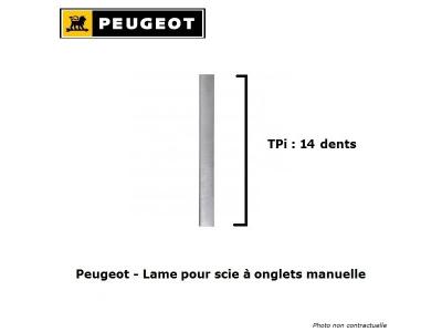 PEUGEOT  - Lame 14 Dents pour scie &agrave; onglets manuelle