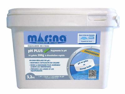 MARINA pH plus en galets pr&eacute;-dos&eacute;s 3,2 kg - 