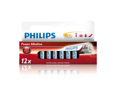 PHILIPS  Piles LR6 / AA Powerlife Alcaline - 1,5 V - Pack de 12