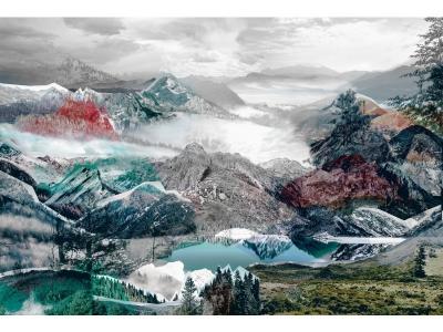 KOMAR Papier Peint - Up and Down 368x248cm - Intiss&eacute;, 