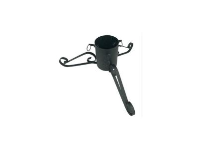 FEERIE CHRISTMAS Pied de sapin de No&euml;l en m&eacute;tal Tr&eacute;pied - R&eacute;glable - 50 x 50 x 23 - Noir