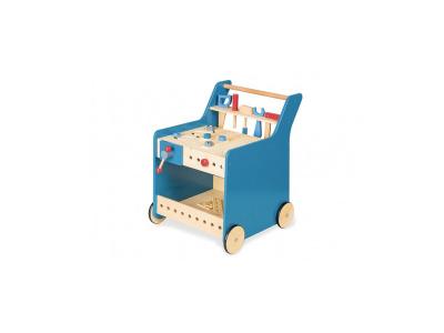 PINOLINO  &Eacute;tabli enfant Kalle, bois bleu