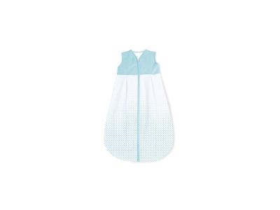 PINOLINO  Gigoteuse en percale Running Stars bleu clair hiver 90 cm