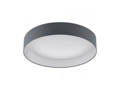 EGLO Plafonnier PALOMARO blanc Diam&egrave;tre 50 Cm abat jour anthracite