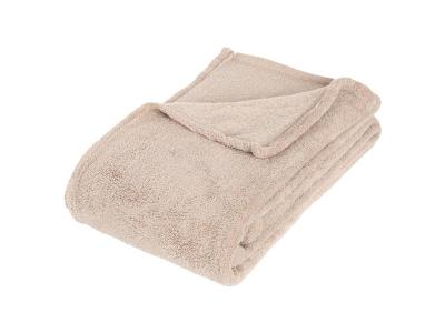 ATMOSPHERA Cr&eacute;ateur d'int&eacute;rieur - Plaid Polaire ""Microfibre"" 125x150cm Lin