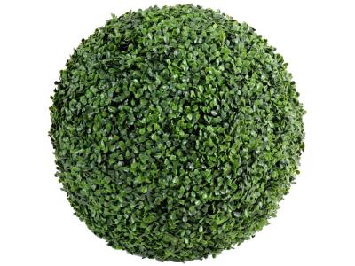 PEGANE Plante artificielle haute gamme Sp&eacute;cial ext&eacute;rieur / Buis boule artificiel - Dim : H.45 x D.45 cm --