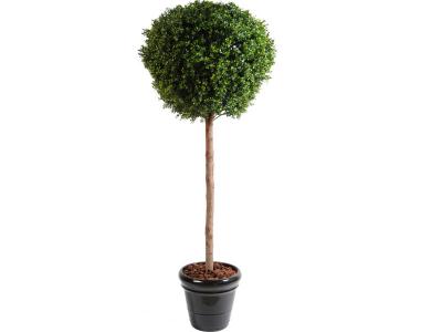 PEGANE Plante artificielle haute gamme Sp&eacute;cial ext&eacute;rieur / Buis boule coloris vert - Dim : H.180 x D.80 cm