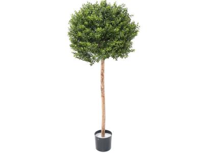PEGANE Plante artificielle haute gamme Sp&eacute;cial ext&eacute;rieur / Buis Artificiel coloris vert - Dim : 110 x 50 x 50 cm 