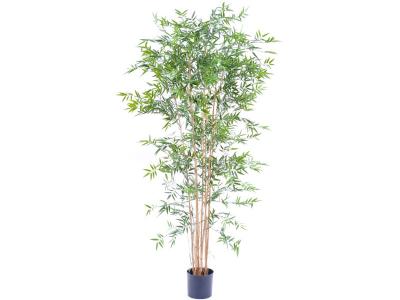 PEGANE Plante artificielle haute gamme Sp&eacute;cial ext&eacute;rieur en Bambou artificiel, couleur verte - Dim : 210 x 90 cm 