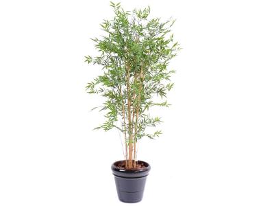 PEGANE Plante artificielle haute gamme Sp&eacute;cial ext&eacute;rieur en Bambou artificiel, couleur verte - Dim : 180 x 85 cm 