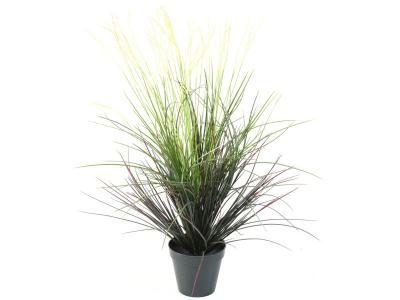 PEGANE Plante artificielle haute gamme Sp&eacute;cial ext&eacute;rieur / Graminee artificielle - Dim : 80 x 50 cm 