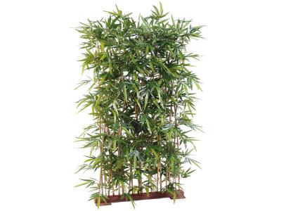 PEGANE Plante artificielle haute gamme Sp&eacute;cial ext&eacute;rieur/ Haie artificielle Bambou, coloris vert - Dim : 150 x 50 x 130 cm 