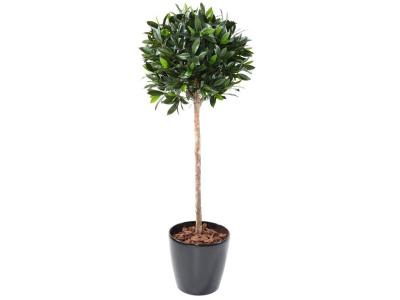 PEGANE Plante artificielle haute gamme Sp&eacute;cial ext&eacute;rieur / Laurier Tige UV - Dim : H140 x D.55 cm --