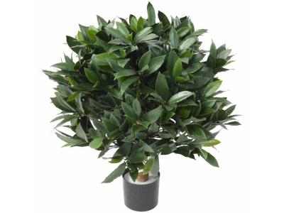 PEGANE Plante Artificielle / Laurier artificiel Boule - Dim : 55 x 50 cm --