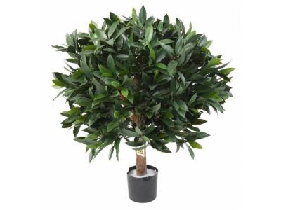 PEGANE Plante Artificielle / Laurier artificiel Boule - Dim : 75 x 70 cm --