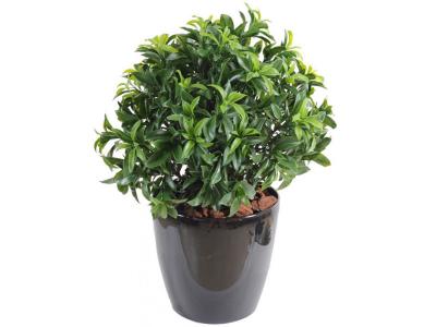 PEGANE Plante Artificielle / Laurier artificiel Buisson - Dim : 70 x 58 cm --