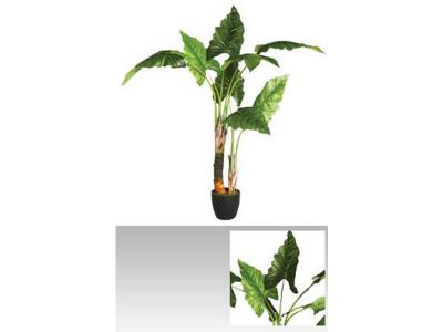 Plante Artificielle Bananier en POLYESTER + FER + POLYETHYLENE + CIM - Dim : H.120 cm --