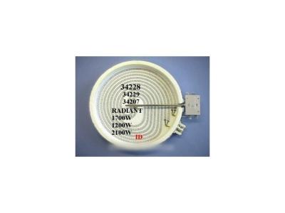 GENERIQUE Plaque radiant 1200 w 230 v dia 140 m/m pour table de cuisson constructeurs divers - 34229