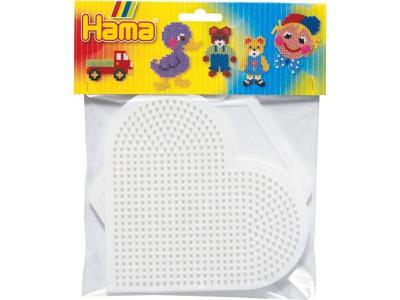 HAMA  - 4454 - LOISIRS CR&Eacute;ATIFS - PERLES ET BIJOUX - GRAND HEXAGONE / COEUR 