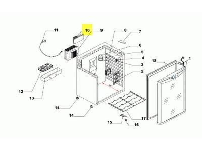 CLIMADIFF  - platine electronique REP-12 pour refrigerateur