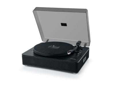 MUSE Platine vinyle MT-106 WB, 3 vitesses 33/45/78 tours, St&eacute;r&eacute;o 2x5W - Bluetooth, Port USB pour lecture et encodage - Noir