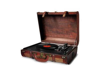 CAMRY Sunstech PXR6SBTBK - Tourne-Disque Portable (Bluetooth, USB, MP3)