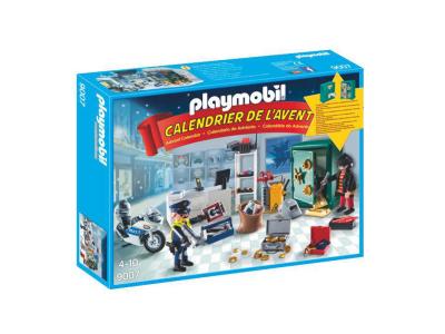PLAYMOBIL  Calendrier de l'avent 9007 Policier et cambrioleur