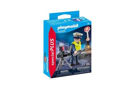 Playmobil Les policiers 70305 Policier avec radar de vitesse