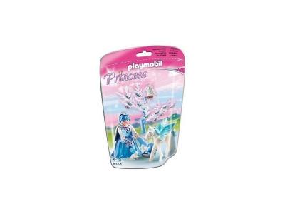 Playmobil Princess 5354 Princesse Hiver avec poulain ail&eacute; blanc 