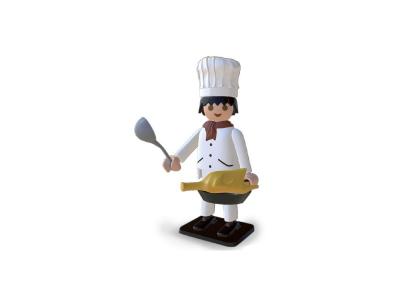 Playmobil - statuette nostalgia collection cuisiner 21 cm