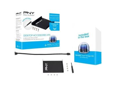 PNY Desktop upgrade kit 2.5 ssd hdd sataiii data cable mini dvd acronis