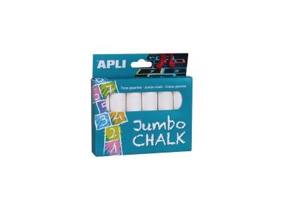APLI  14370 - Bo&icirc;te de 6 craies g&eacute;antes blanches