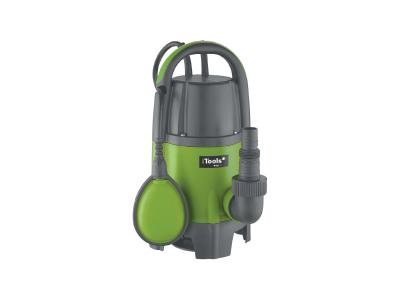 ITOOLS Pompe d'&eacute;vacuation eau charg&eacute;e 400W - profondeur max 7m - hauteur max 5m - 8000L/h - c&acirc;ble 10m