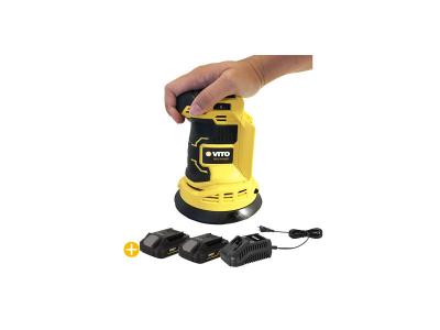 VITO Ponceuse Excentrique Orbitale 20V 125mm  EGO LI + 2 BATTERIE 2AH + Chargeur