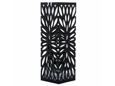 SONGMICS  Porte-parapluies carr&eacute; en m&eacute;tal, Noir