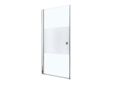 ONDEE Fa&ccedil;ade FRISCO - Portes pivotantes 80x194,5cm - Verre tremp&eacute; G - Finitions chrom&eacute;