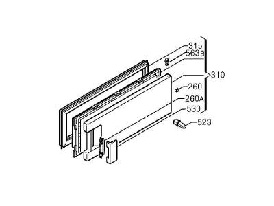 ARTHUR MARTIN ELECTROLUX Portillon evaporateur complet reference : 225165129