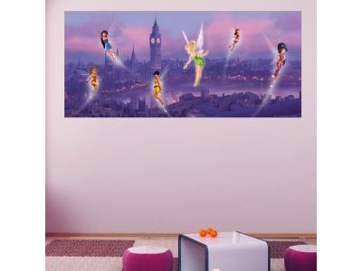  AG ART Poster g&eacute;ant F&eacute;e Clochette &agrave; Londres Disney Fairies intisse 202X90 CM 