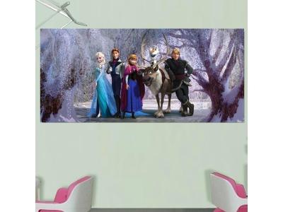 AG Frozen/Poster g&eacute;ant Horizontal- Papier Peint Reine des Neiges - 202x90 cm