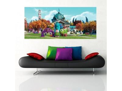  AG ART Poster g&eacute;ant Monstres Academy Pixar 202X90 CM 