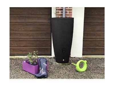 PLAST UP ROTOMOULAGE Pot conique recuperateur eau de pluie aerien r&c 200l
