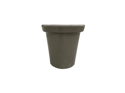 PLAST UP ROTOMOULAGE Pot de fleurs rond xxl delight 200L-Taupe-80cm - Taupe