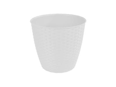 STEFANPLAST  2076004 Natural Pot de Fleurs Blanc 29 x 26,5 cm