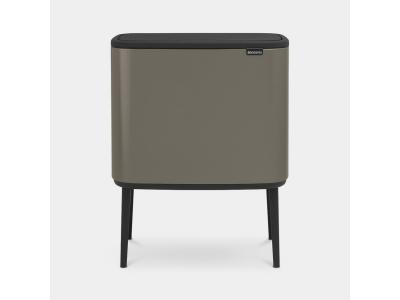 BRABANTIA  - 315787 - Poubelle Bo Touch Bin, 36 litres, Platinium